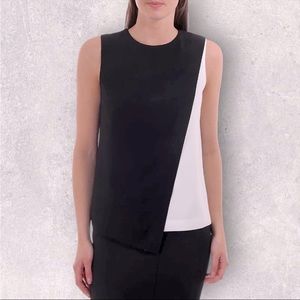Ted Baker Black and White Sleeveless Top